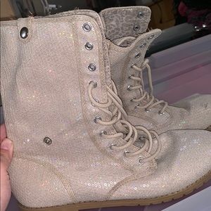 Justice sequin boots